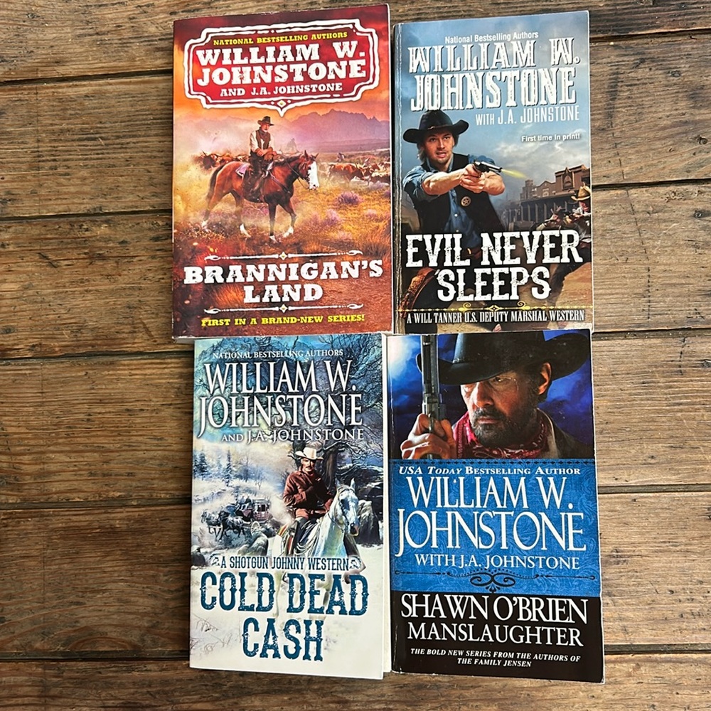 4 William Johnstone novels